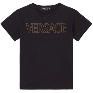 Versace Logo T-shirt Svart 4 år