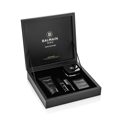 Balmain Signature Men't Giftset (Beard Oil, Hair & Body Wash, Scalp