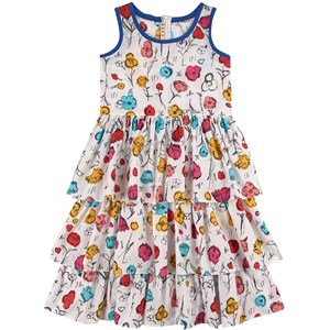 Marni Floral Print Ruffled Dress 10 år