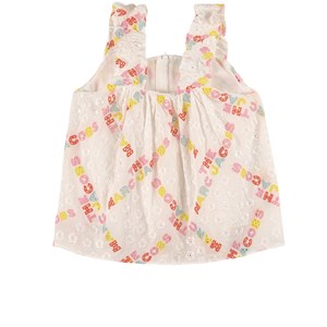 The Marc Jacobs Anglaise Logo Blus Vit 3 år