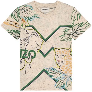 Kenzo Cream Kenzo Short Sleeved T-Shirt 5 år