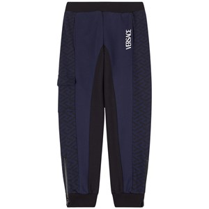 Versace Logo Mjukisbyxor Marinblå 8 år
