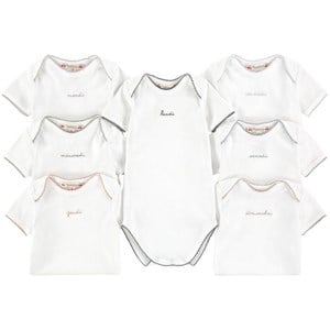 Bonpoint 7-Pack Days Of Week Baby Bodys Vita 24 mån