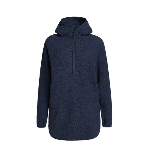 W Long Pile Anorak