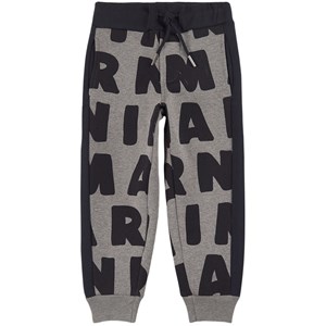 Marni All Over Logo Mjukisbyxor Grå 10 år