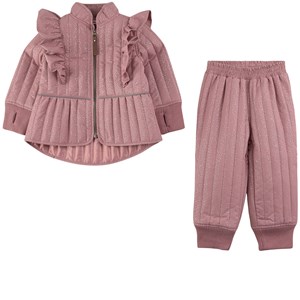 En Fant Glitter Termo-set Lila 104 cm