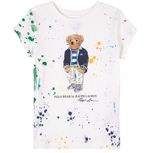 Ralph Lauren Bear T-shirt Vit 3 år