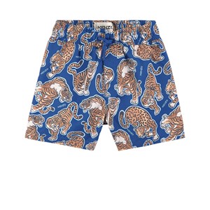 Kenzo Cat Print Badbyxor Blå 6 mån