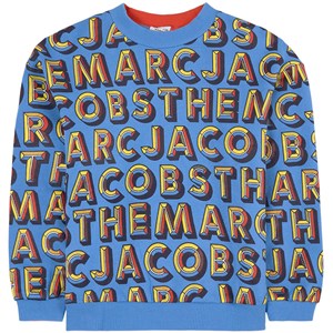 The Marc Jacobs Logo Tröja Blå 3 år