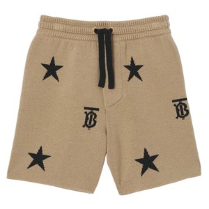 Burberry Star Branded Shorts Archive Beige 2 år