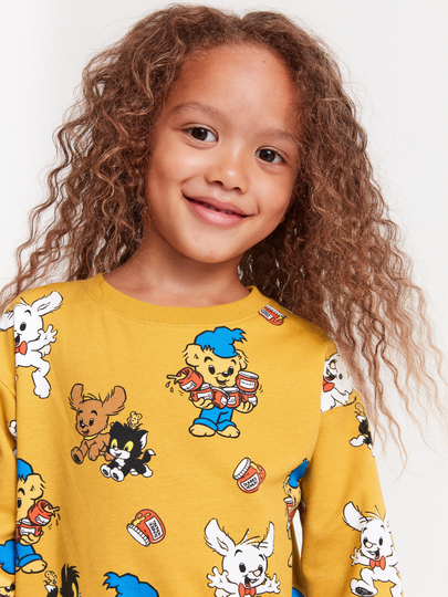 Sweatshirt med Bamse