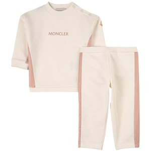 Moncler Logo Sweat Set Light pink 9-12 mån