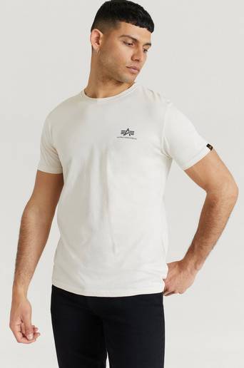 Alpha Industries T-SHIRT Basic T-shirt Small Logo Vit