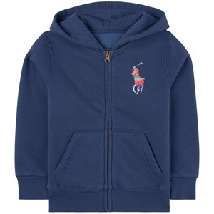 Ralph Lauren Navy Polo Player Full Zip Hoodie 5 år