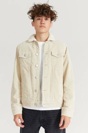 Studio Total Jacka Trucker Jacket Cord Natur