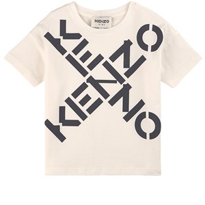 Kenzo Cross Logo T-shirt Gräddvit 3 år
