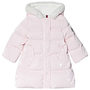 Moncler Longline Dunjacka Rosa 9-12 mån