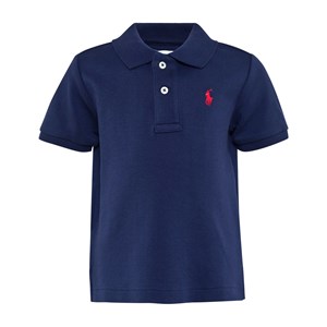 Ralph Lauren Logo Pikétröja Marinblå 3 mån