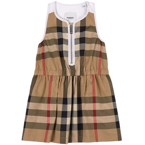 Burberry Rutig Klänning Beige 2 år