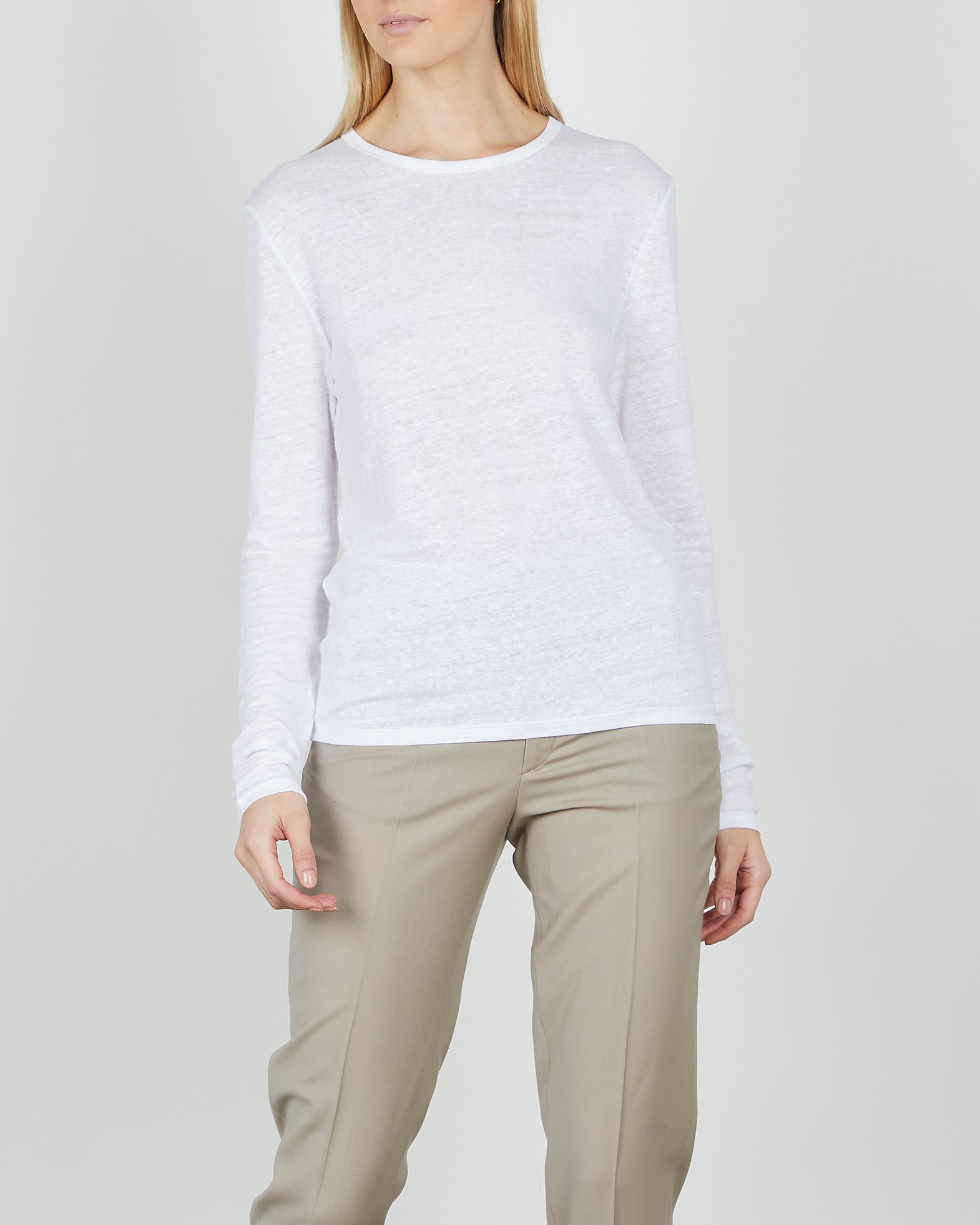 Filippa K Topp Lily Linen XS Vit 001