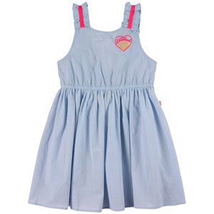 Billieblush Glitter Heart Klänning Blå 3 år