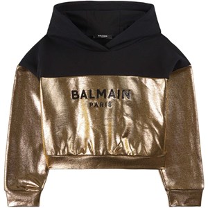Balmain Logo Huvtröja Guld 8 år
