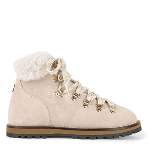 Moncler Suede Kängor Beige 30 EU