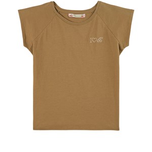 Bonpoint Khaki Asmae T-Shirt 4 år