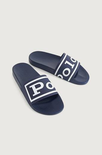 Polo Ralph Lauren Sandaler Polo Slide Logo Blå
