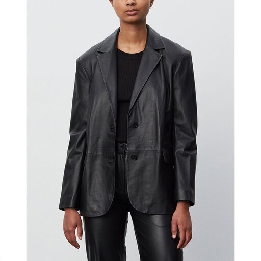Barnett Leather Blazer