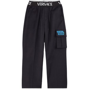 Versace Logo Cargobyxor Svarta 8 år
