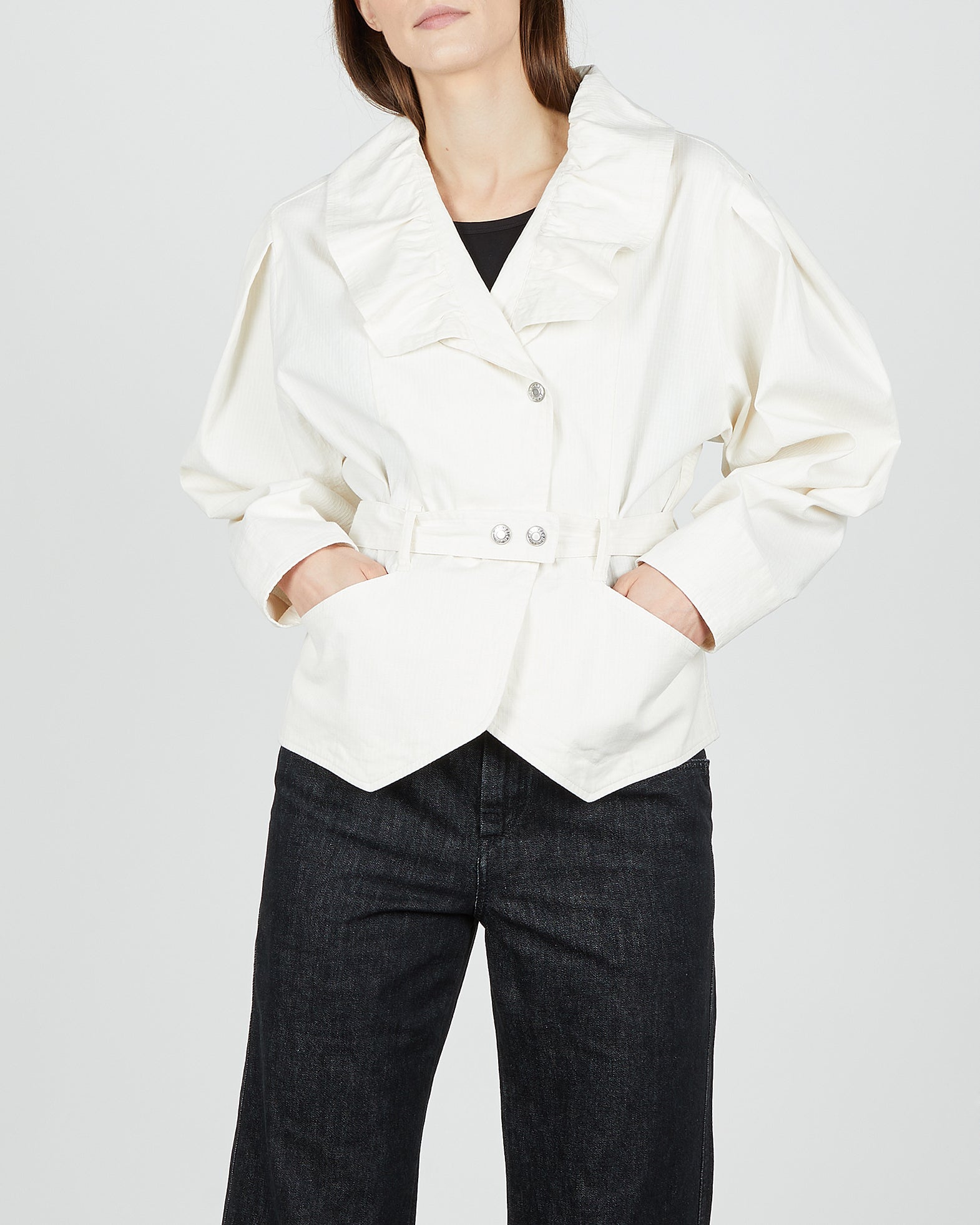 Isabel Marant Jacka Epaline FR 38 (EUR 36) Ecru 052