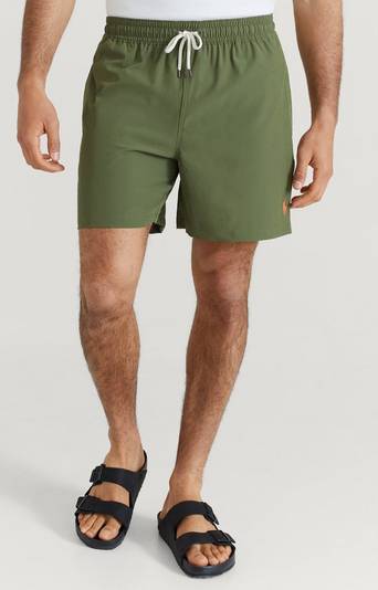Polo Ralph Lauren Badshorts WSC01 Traveler Swim Shorts Grön