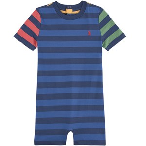 Ralph Lauren Randig Romper Blå 12 mån