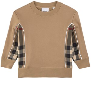 Burberry Check Panel Tröja Beige 3 år