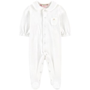Bonpoint Velvet Sparkdräkt Vit newborn