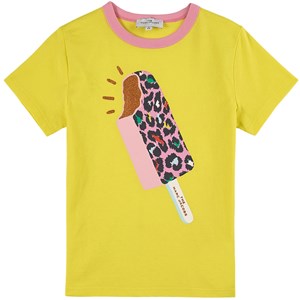 The Marc Jacobs Glitter Ice Cream T-shirt Gul 2 år