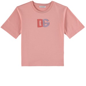 Dolce & Gabbana Logo T-shirt Rosa 4 år