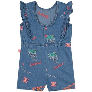 Billieblush Palm Tree Romper Denimblå 6 mån