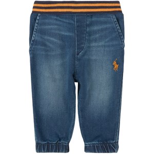 Ralph Lauren Denim Mjukisbyxor Marinblå 6 mån