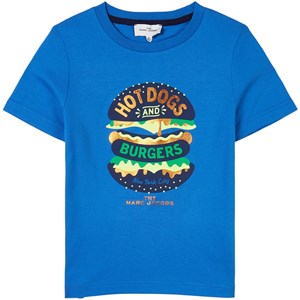 The Marc Jacobs Hot Dogs & Burgers T-shirt Blå 5 år