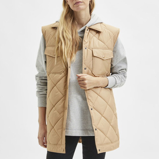 Tinna Long Quilted Vest