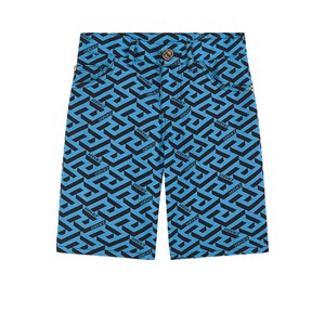Versace Logo Print Shorts Blå 6 år