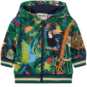 Kenzo Navy and Green Cardigan Suit 12 mån