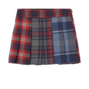Dolce & Gabbana Tartan Veckad Kjol Röd 4 år