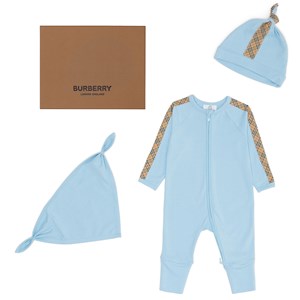 Burberry 3-delat Claude Baby Set Blått 3 mån