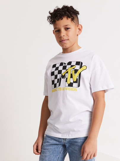T-shirt med MTV tryck