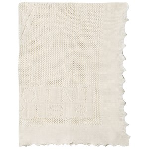 Bonpoint Paris Virkad Filt Vit One Size