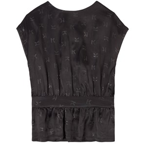 Karl Lagerfeld Kids All Over Print Blus Svart 4 år