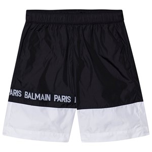Balmain Logo Badbyxor Svart/Vit 8 years